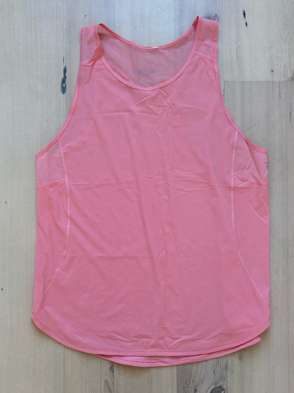 Lululemon Women's Performance Tank Top - Coral Pink - Large